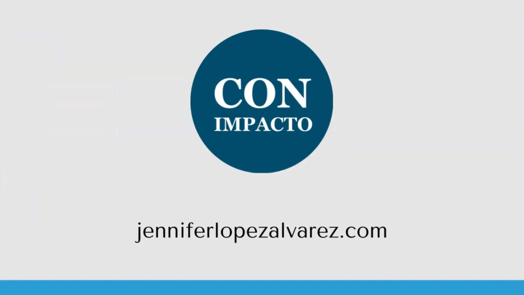 Imagen de la cabezera del canal de Youtube con el logotipo de "Con Impacto"